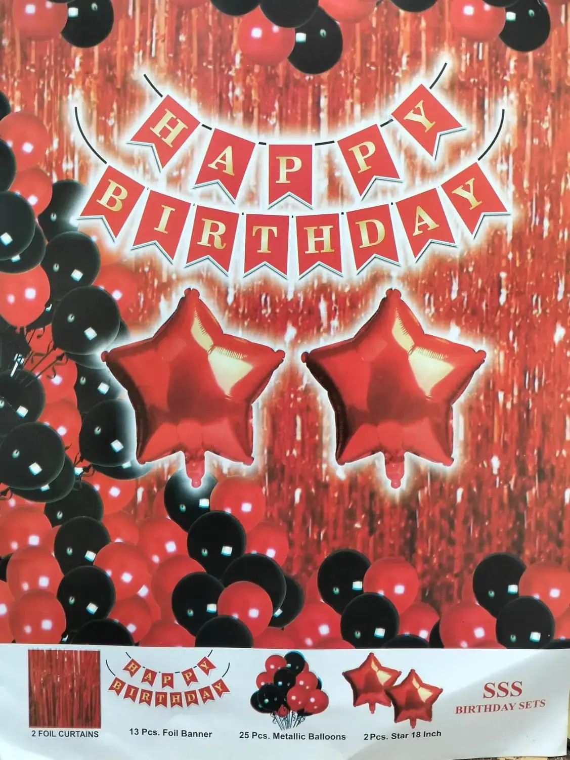 2 Star Bday Combo 6pc set